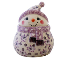 Large Unikat Snowman Canister