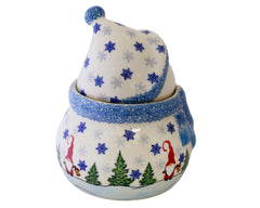 Large Unikat Snowman Canister