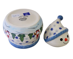 Large Unikat Snowman Canister