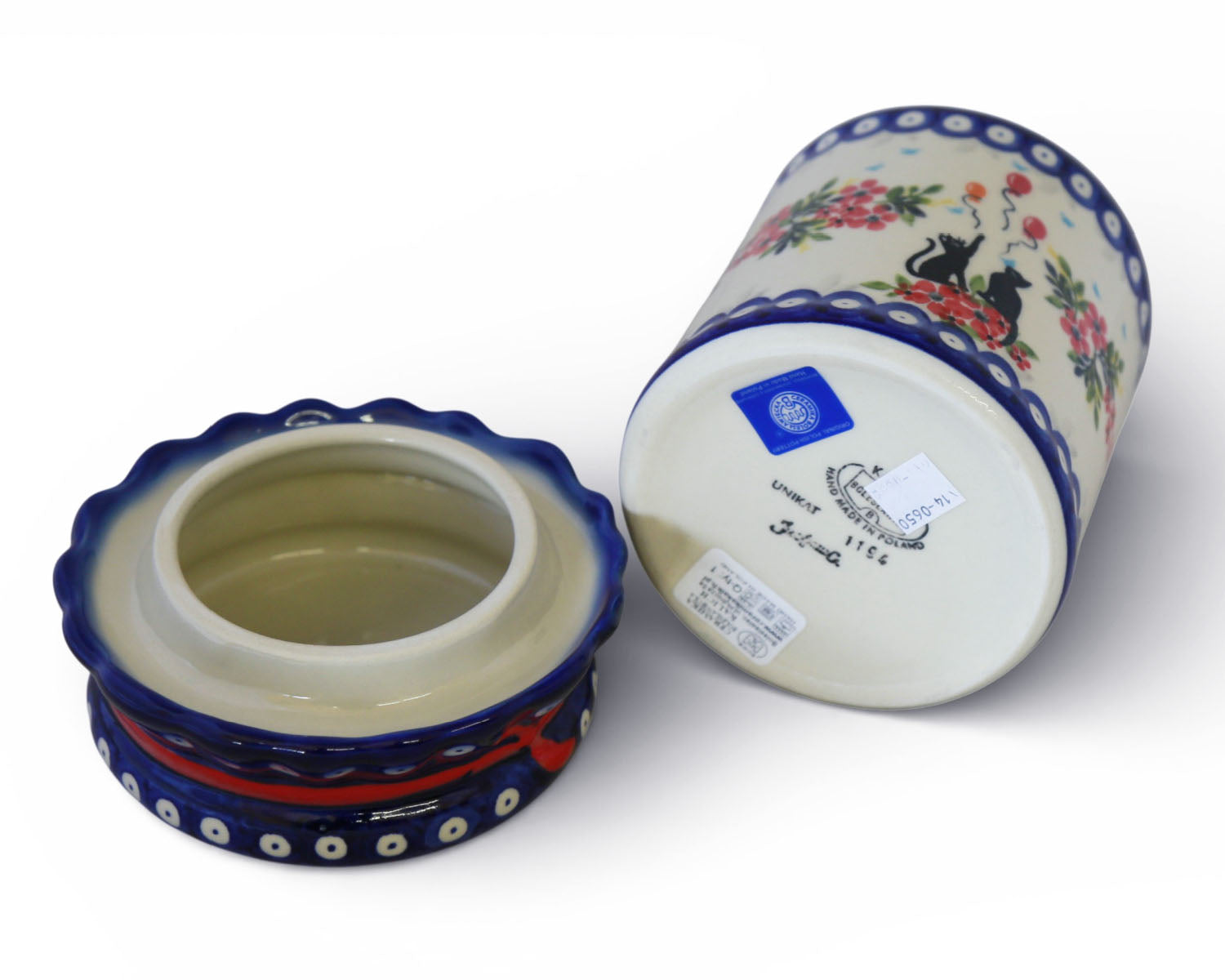 Unikat Large Ruffled Canister