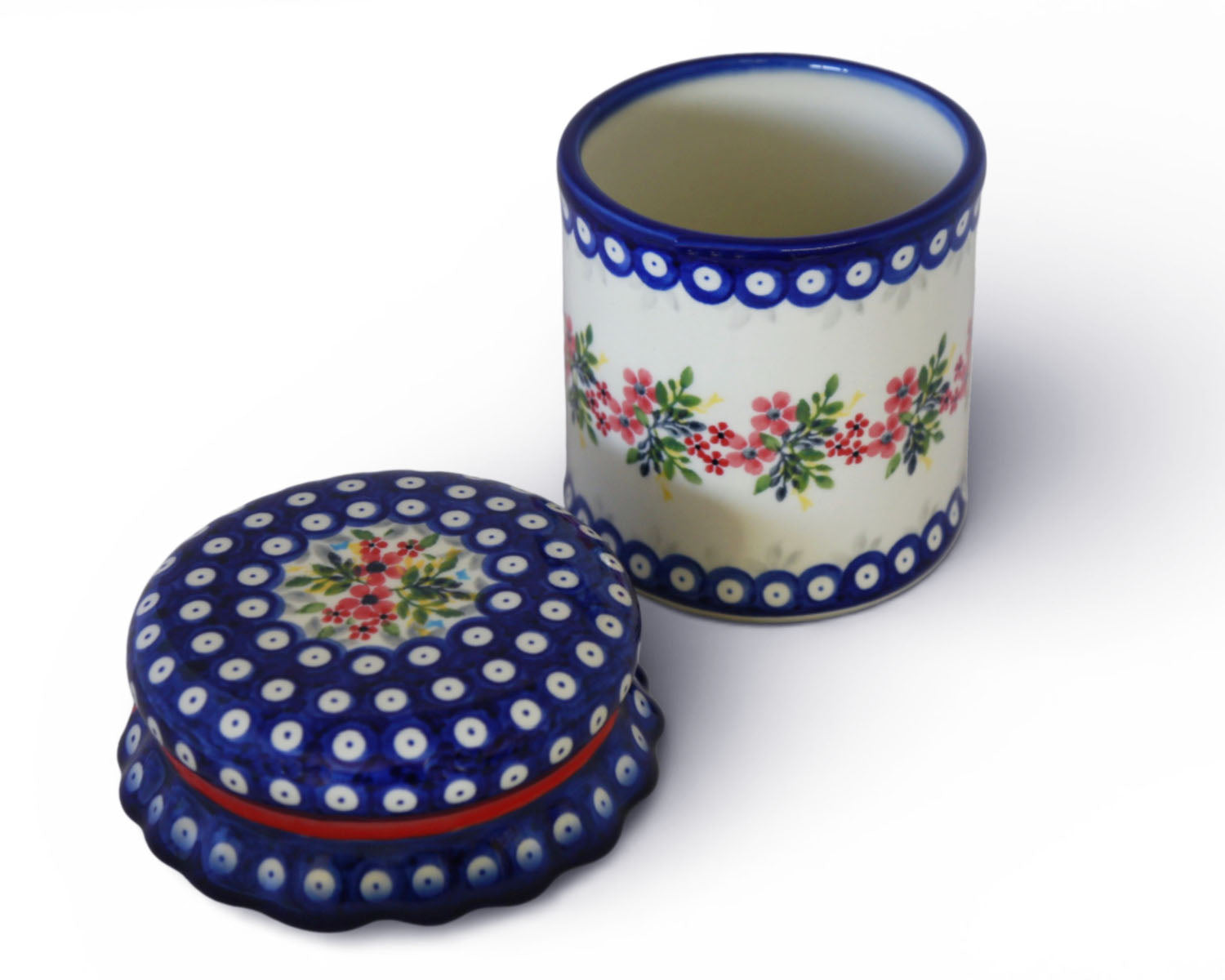 Unikat Large Ruffled Canister