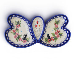 Unikat 9.75" Butterfly Serving Dish
