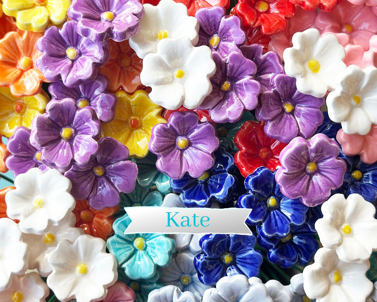 Small "Kate" Ceramic Flower