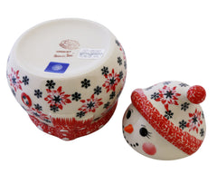 Large Unikat Snowman Canister